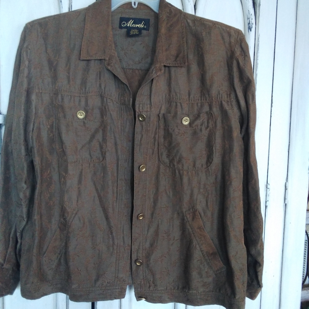 Silk/linen jacket